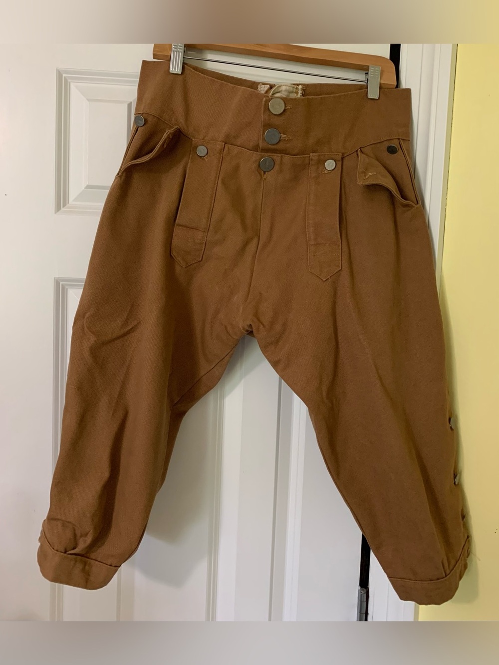 jas. Townsend & Son Men's Fall Front Breeches Heavy Cotton Canvas Like New - Picture 1 of 14